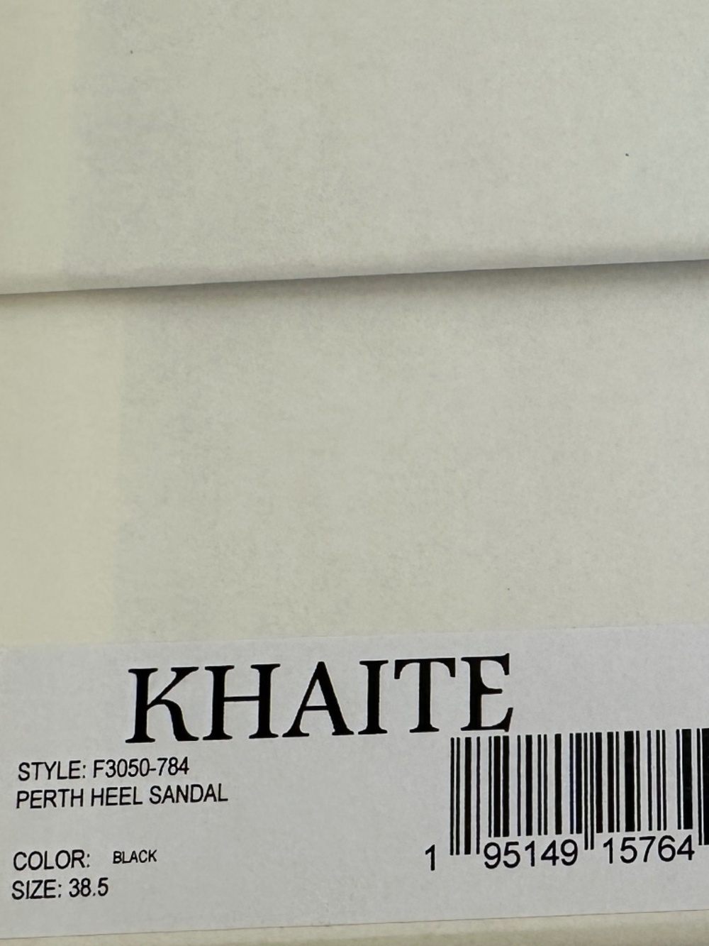 Khaite Womens strappy sandals black size 38.5 - Picture 6 of 7